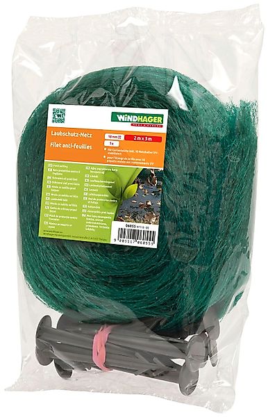 Windhager Schutznetz, Laubschutznetz inkl. 10 Halterungen günstig online kaufen