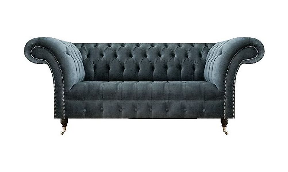 Xlmoebel Chesterfield-Sofa Exklusive Designer-Polstercouch in edlem Grau mi günstig online kaufen