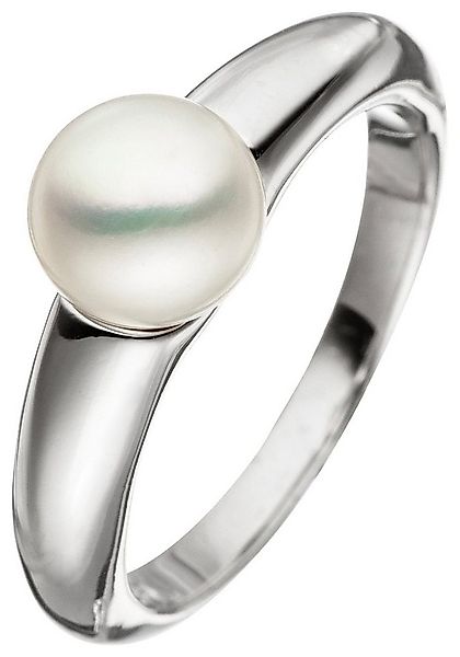 JOBO Perlenring, 925 Silber mit einer Süßwasser-Zuchtperle günstig online kaufen