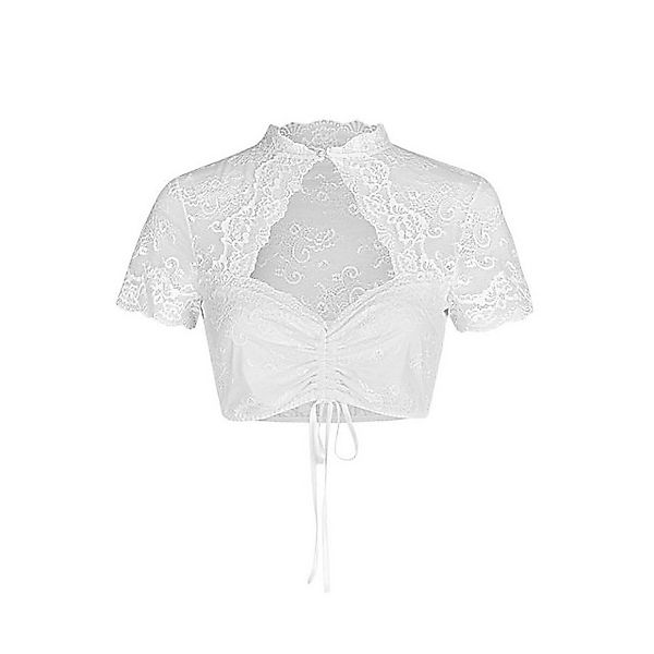Nina Von C. Dirndlbluse Nina von C. Dirndl-Bluse, kurzarm (36 Weiss) günstig online kaufen