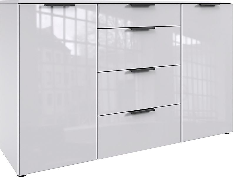 Wimex Kombikommode "Level36 black C by fresh to go", mit Glaselementen auf günstig online kaufen