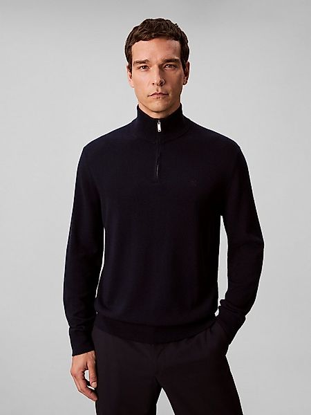 Calvin Klein Stehkragenpullover LS 100% MERINO QZ 14GG Mit Rundhalsausschni günstig online kaufen