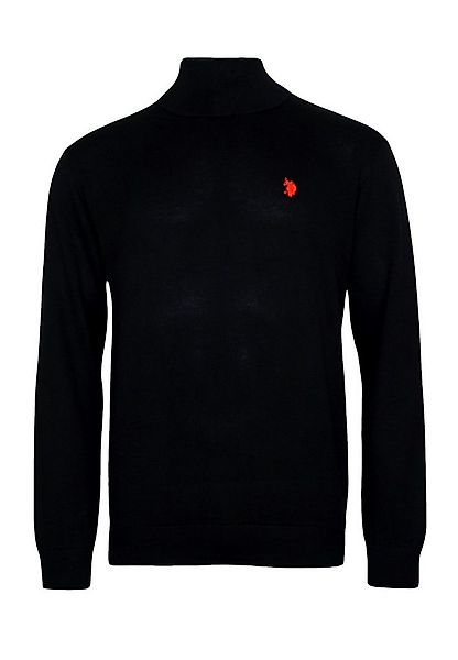 U.S. Polo Assn. Strickpullover Pullover Rollkragen Feinstrick (1-tlg) günstig online kaufen