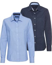 Highmoor Hemdbluse Blusen im Doppelpack günstig online kaufen