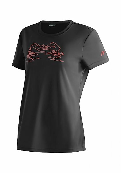 Maier Sports T-Shirt "Wilma Print" Damen Funktionsshirt, Freizeitshirt mit günstig online kaufen