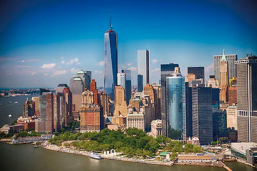 Papermoon Fototapete »Lower Manhattan Skyline« glatt günstig online kaufen