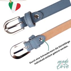 MIRROSI Ledergürtel Damen Gürtel Echtleder, Made günstig online kaufen