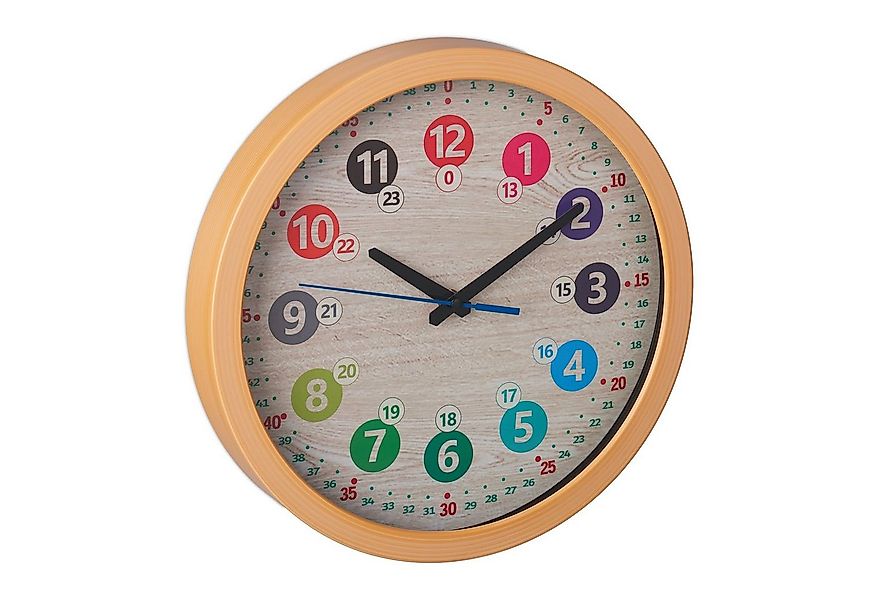 relaxdays Wanduhr Bunte Wanduhr für Kinder günstig online kaufen