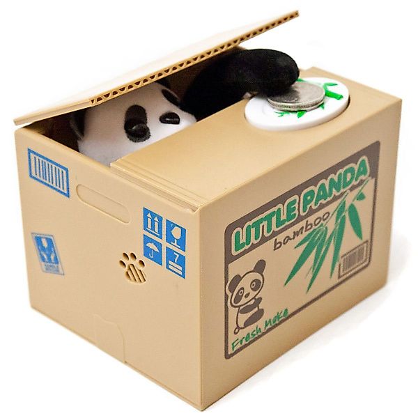 Goods+Gadgets Spardose Elektronische Pandabär Sparbüchse, (Little günstig online kaufen