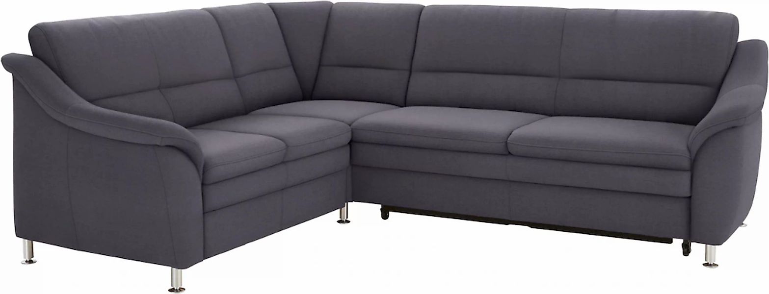 sit&more Ecksofa »Cardoso L-Form«, mit Federkern, wahlweise mit Bettfunktio günstig online kaufen