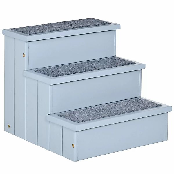 PawHut Haustiertreppe 3 Stufen Tiertreppe Katzentreppe günstig online kaufen