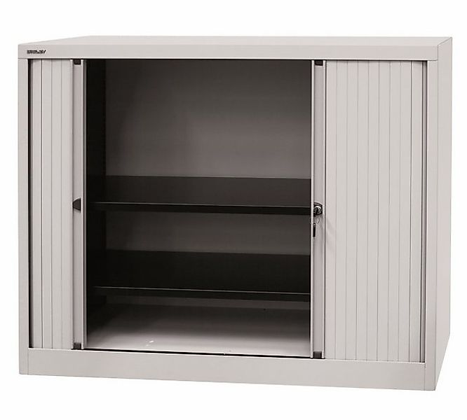 Bisley Rollladenschrank Rollladenschrank EuroTambour in Silber - Maße: H 10 günstig online kaufen