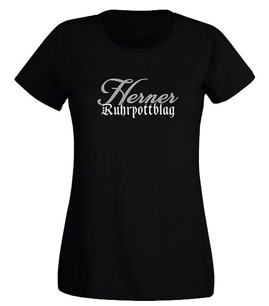 G-graphics T-Shirt Herner Ruhrpottblag Slim-fit Damen T-Shirt mit Ruhrgebie günstig online kaufen