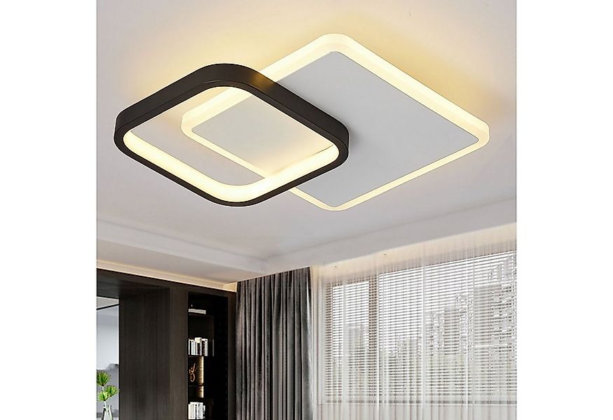 style home LED Deckenleuchte 24W Deckenlampe Metall Lampe Warmweiß 3000K, L günstig online kaufen