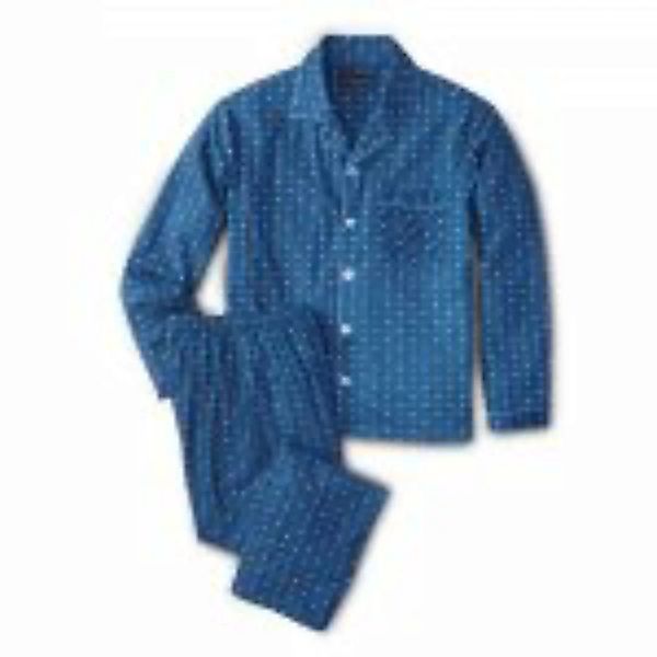 Mikrofaser Pyjama, marine günstig online kaufen