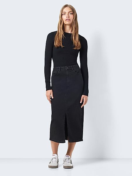 Noisy may Jeansrock "NMKATH NW SLIT MIDI SKIRT VI478BL NOOS" günstig online kaufen