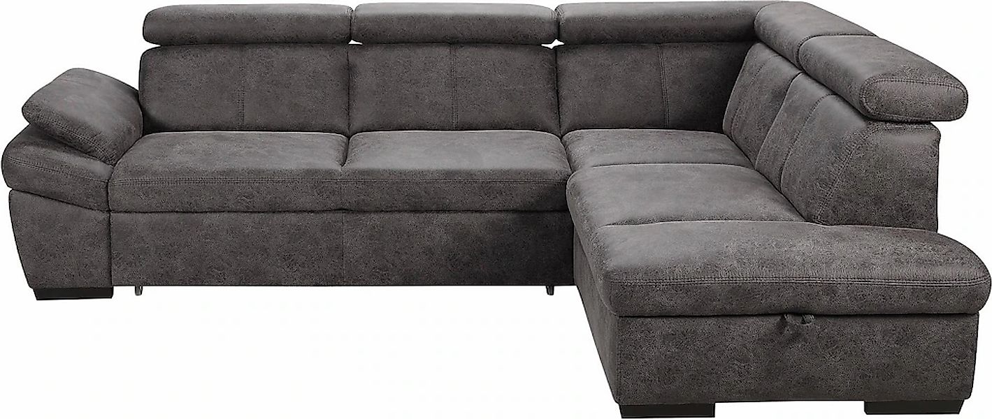 exxpo - sofa fashion Ecksofa "Salerno, Funktionssofa, hoher Sitzkomfort, Br günstig online kaufen