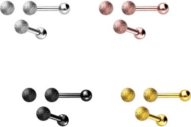PIERCINGLINE Single-Ohrstecker Chirurgenstahl Ohrpiercing DIAMANTOPTIK (Min günstig online kaufen
