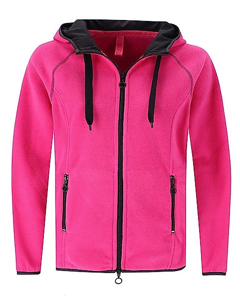 Hajo Fleecejacke Thermo Mikrofleece Jacke mit Kapuze günstig online kaufen