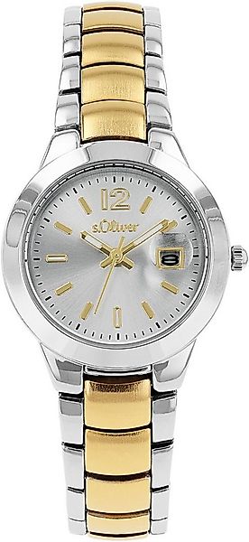 s.Oliver Quarzuhr 2038591, Armbanduhr, Damenuhr, Datum, analog günstig online kaufen