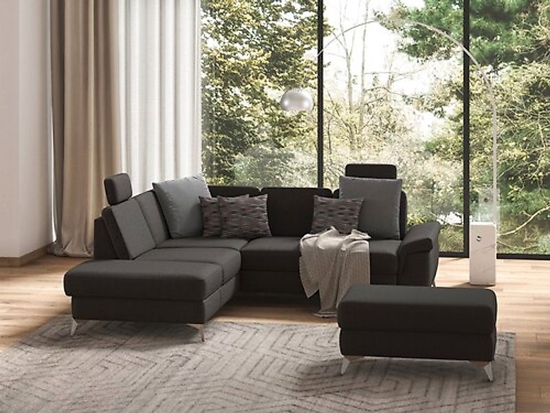 sit&more Ecksofa "Padua L-Form", inklusive Sitztiefenverstellung, Armteilfu günstig online kaufen