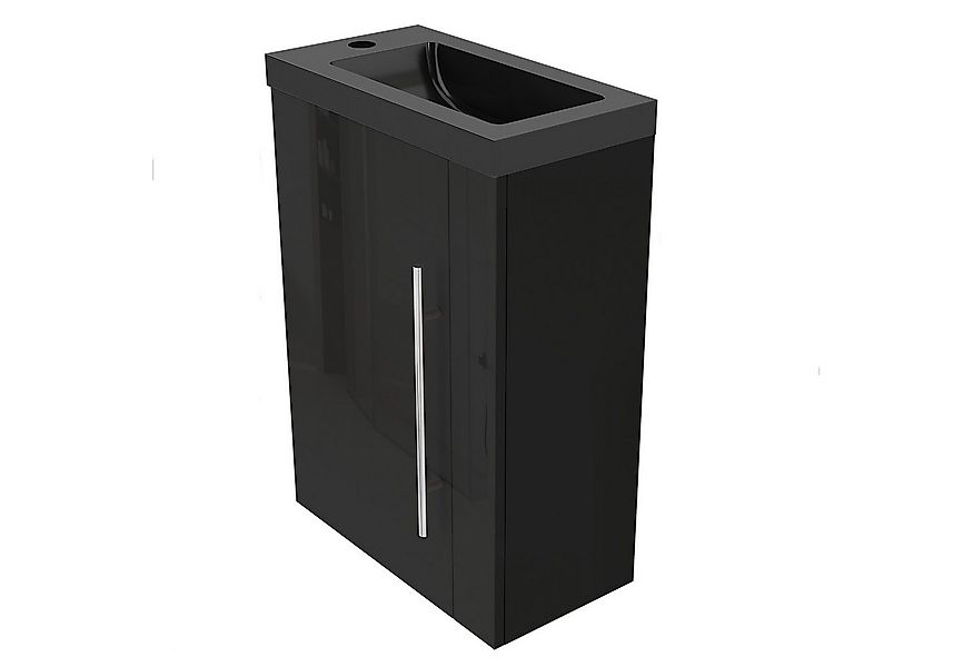 duschspa Waschtisch 45 cm Breite Waschbecken mit Unterschrank Gäste WC, Sch günstig online kaufen
