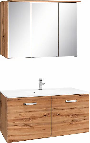 welltime Badmöbel-Set »Ravenna«, (2 St.), Breite 100 cm, mit gedämpften Sch günstig online kaufen