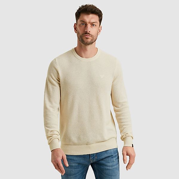 PME Legend Herren Rundhals Pullover R-NECK COTTON MODAL - Regular Fit günstig online kaufen