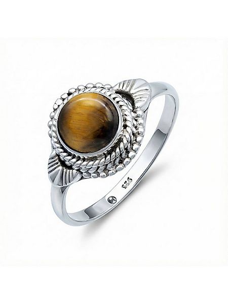 mantraroma Silberring MANAIA aus 925 Silber mit Tigerauge (Ring mit Schmuck günstig online kaufen
