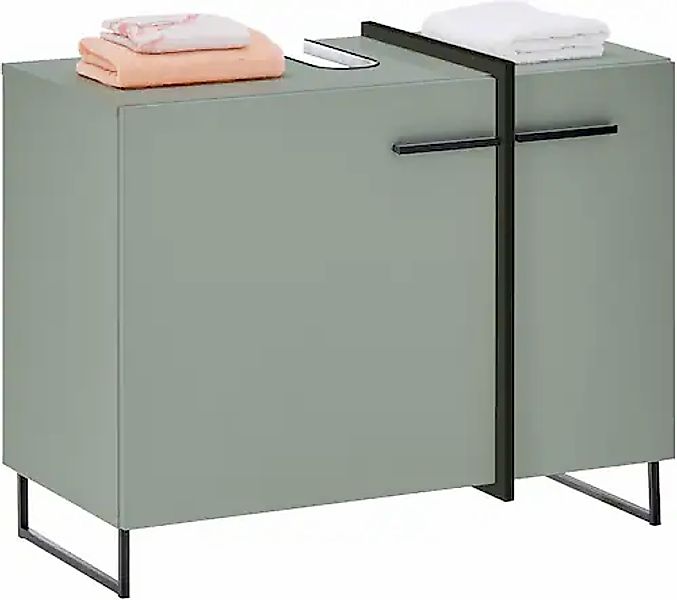 BASIC by Balculina Waschbeckenunterschrank »Palermo, BxHxT 80x64x41 cm« 1 S günstig online kaufen