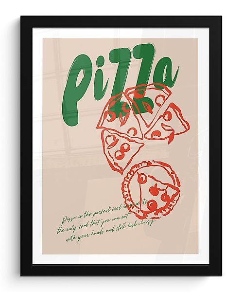 MuchoWow Poster Pizza - Lebensmittel - günstig online kaufen