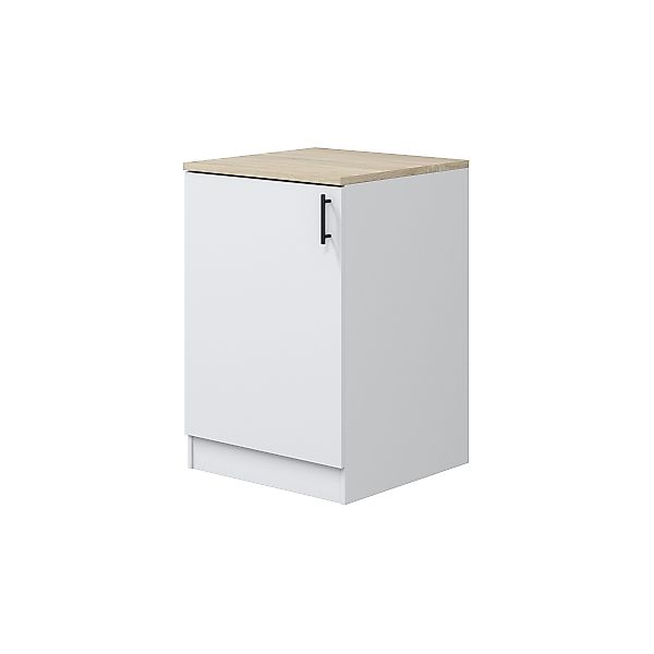 freiraum Unterschrank KIRA in Weiß glänzend/Mattweiß günstig online kaufen