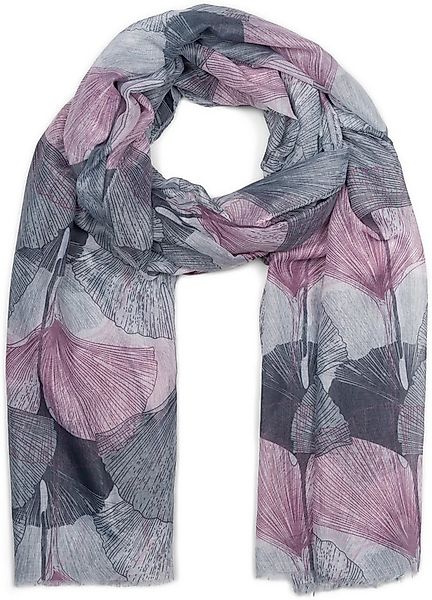 styleBREAKER Modeschal Langer Schal Ginkgo Leaves, (1-St) günstig online kaufen
