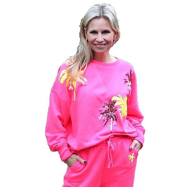 Miss Goodlife Sweatshirt Miss Goodlife Sweatshirt MG10416, pink, Palme günstig online kaufen