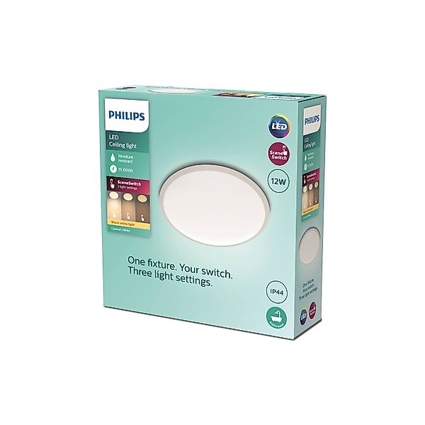 Philips LED Deckenleuchte Superslim 3-in-1 LED Leuchte CL550 22W 2000lm 270 günstig online kaufen