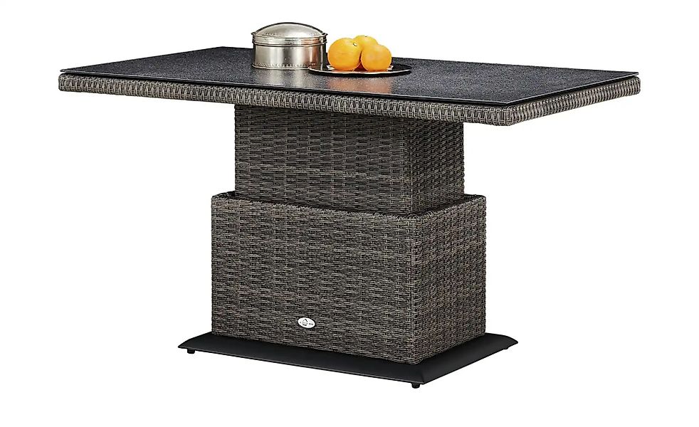a casa mia Gartentisch höhenverstellbar Padua ¦ grau ¦ Maße (cm): B: 75 H: günstig online kaufen