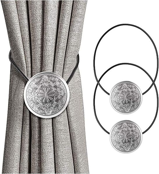 BYSURE Raffhalter, (2-tlg), Magnetische Vorhang Raffhalter, günstig online kaufen