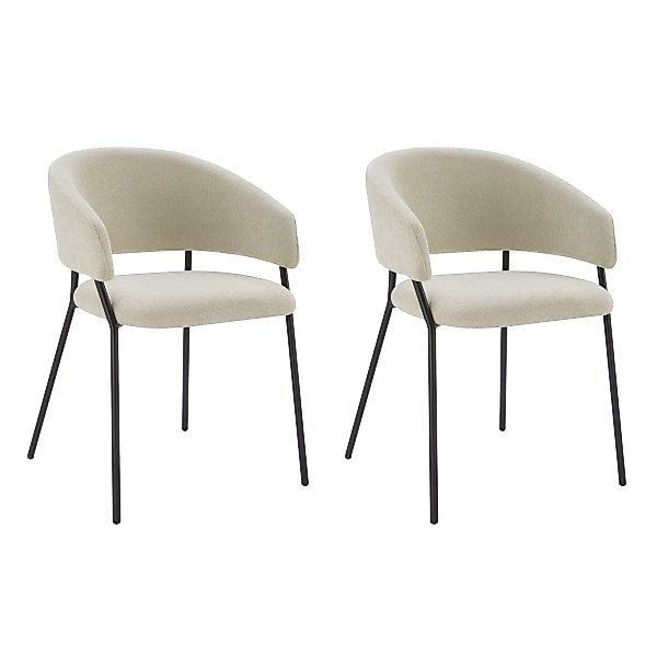 CHITA Polsterstuhl (Set, 2 St), 4-Fuß-Stuhl, Esszimmerstuhl, Verstellbare F günstig online kaufen