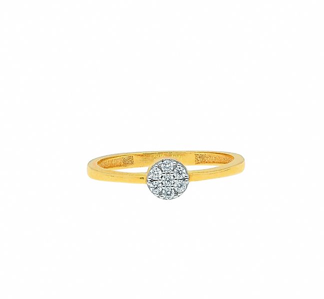 Adelia´s Fingerring "333 Gold Ring mit Zirkonia Ø 4,8 mm", Goldschmuck für günstig online kaufen