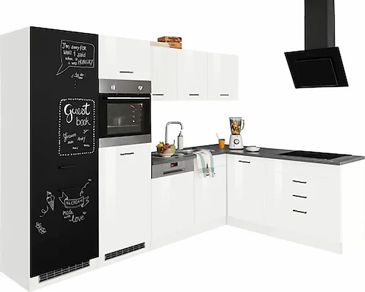 KOCHSTATION Winkelküche "KS-Trier" mit E-Geräten, Stellbreite 290/190 cm günstig online kaufen