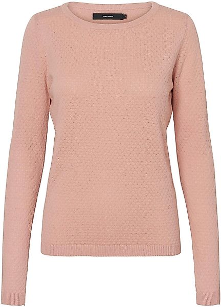 Vero Moda Rundhalspullover VMCARE STRUCTURE LS günstig online kaufen
