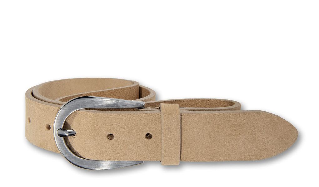 Silbergift Ledergürtel mit Metallic-Look günstig online kaufen
