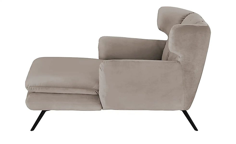 Jette Home Longseat-Sessel Samt Caldara ¦ beige ¦ Maße (cm): B: 126 H: 94 T günstig online kaufen