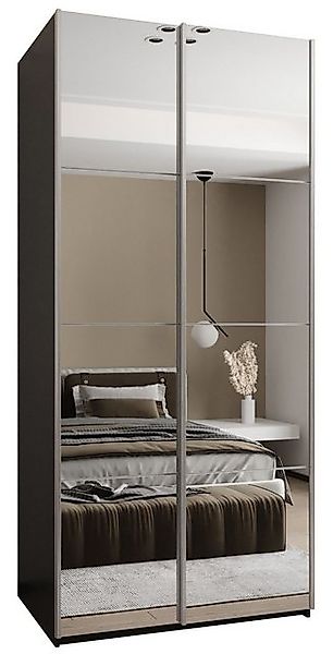 ABIKS MÖBEL Schwebetürenschrank LUX 2 hoher Schlafzimmerschrank - mit Spieg günstig online kaufen