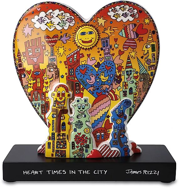 Goebel "Figur James Rizzi - ""Heart times in the City""" bunt günstig online kaufen