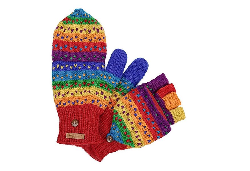 McRon Strickhandschuhe Klappfingerlinge Modell Inla günstig online kaufen