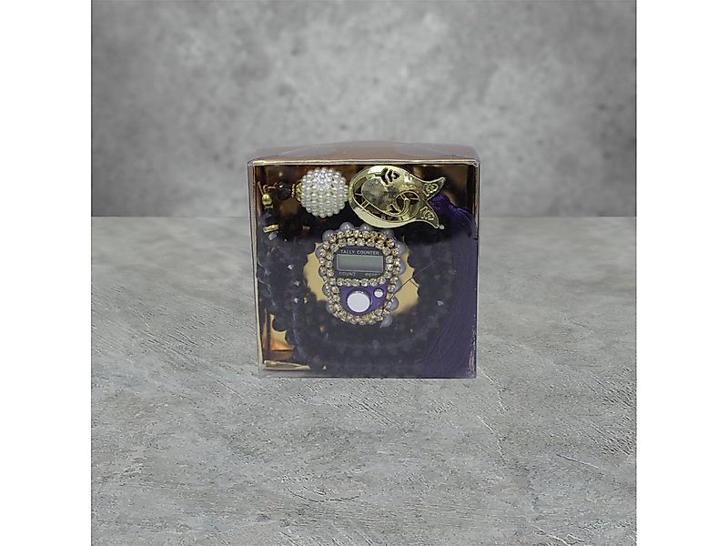 Aymasal Perlenketten-Set 2er Kristall 99 Gebetskette & Handzähler Strass Dh günstig online kaufen