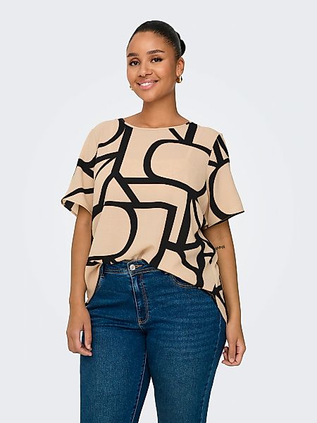 ONLY CARMAKOMA Shirtbluse "CARVICA SS TOP WVN NOOS" günstig online kaufen