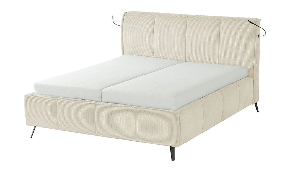 pop Polsterbett mit Bettkasten Pamela ¦ beige ¦ Maße (cm): B: 200 H: 113 Be günstig online kaufen