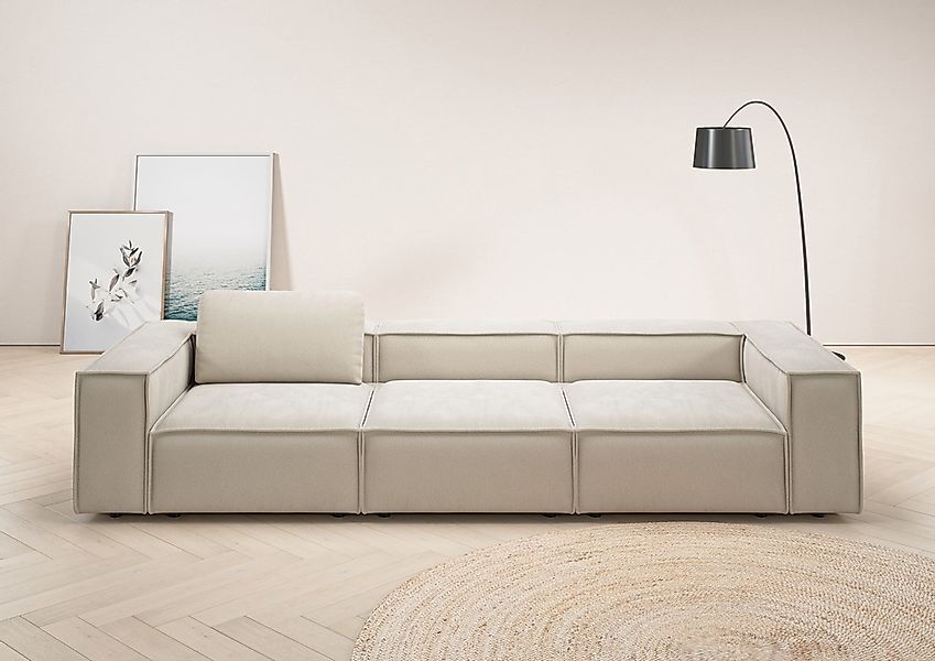 Home affaire 3,5-Sitzer "Watertown, modernes Big-Sofa XXL, 336 cm Breite, a günstig online kaufen